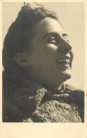 Souvenir Photo Postcard Elegant Woman Smiling - Photographs