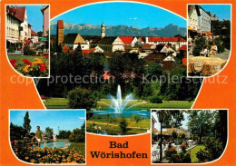 72844374 Bad Woerishofen Kneippheilbad Kurpark Kurpromenade Brunnen Wassertreten - Bad Woerishofen