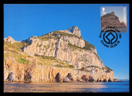 GIBRALTAR (2016) Carte Maximum Card - Gorham's Cave UNESCO World Heritage Site, Cueva, Patrimonio, Höhle, Grotte - Gibraltar