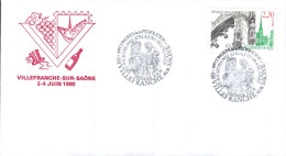 FDC 1990 CONGRES PHILA VILLEFRANCHE SUR SAONE - 1990-1999