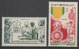 CAMEROUN - 1950/1952 - ANNEES COMPLETES YVERT N°295/296 ** MNH - COTE = 17 EUR - Unused Stamps