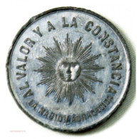 Médaille JETON, République ARGENTINE Contre Gouvernement PARAGUAY - Otros & Sin Clasificación