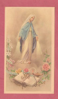 Santino, Holy Card.  Orazione Alla SS Vergine . Ed. Enrico Bertarelli N° 2-524 Con Approvazione Ecllesiastica- - Devotion Images