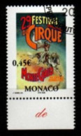 MONACO   -   2004 .   Y&T N° 2461 Oblitéré.  Cirque - Usati