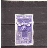 1953 L.25 ORDINE AL MERITO DEL LAVORO - 1946-60: Poststempel