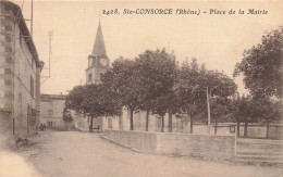 Ste Consorce * La Place De La Mairie * Café Restaurant - Other & Unclassified