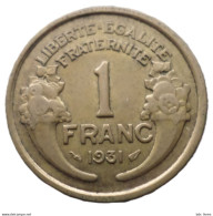 FRANCE / 1 FRANC 1931 / MORLON - Andere & Zonder Classificatie
