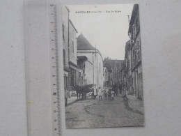 MONTBARD (21): Carte Postale 1920 Rue De Dijon - Montbard