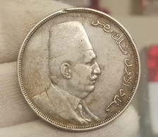 Egipto Egypt 20 Qirsh - Fuad Civic Attire 1923 Km 338 Plata - Egipto