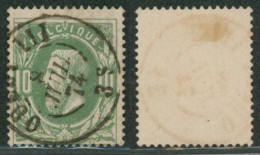 émission 1869 - N°30 Obl Double Cercle Ambulant "Ouest III" (1875). Superbe - 1869-1883 Leopold II