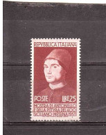1953 L.25 ANTONELLO - 1946-60: Storia Postale