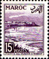Maroc (Prot.Fr) Poste N** Yv:312 Mi:340 Pointe Des Oudayas Rabat - Ungebraucht