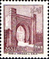 Maroc (Prot.Fr) Poste N* Yv:345 Mi:388 Bab El Mrissa Salé (Trace De Charnière) - Nuovi