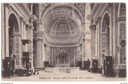 1939 SUBIACO 5  INTERNO CATTEDRALE S. ANDREA  ROMA - Andere & Zonder Classificatie