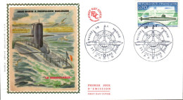 FDC 1969 SOUS MARIN LE REDOUTABLE - 1960-1969