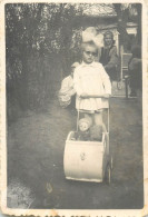 Souvenir Photo Postcard Baby Bebe Doll Stroller 1964 - Photographie