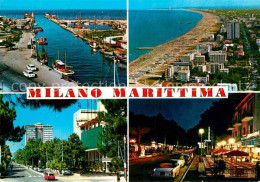 72843699 Milano Marittima Fliegeraufnahme Strand Hafen  Firenze - Other & Unclassified