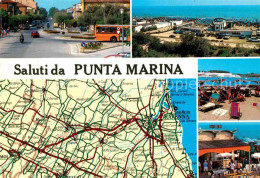 72843637 Punta Marina Terme Strand Landkarte Punta Marina Terme - Other & Unclassified