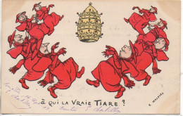 A Qui La Vraie TIARE ?  Illustrée Par Mesplès - Satirische