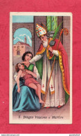 Santino, Holy Card- S. Biagio Vescovo E Martire. Imprimatur 18.8.1898. Editrice GN N°3028. 101x 57mm - Devotion Images