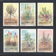 Zimbabwe 1988- Aloes Set (6v) - Zimbabwe (1980-...)