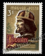 Hongrie - Hungary 1970 Yvert 2109, Millenium King Etienne  - MNH - Unused Stamps