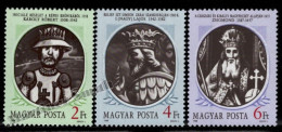 Hongrie - Hungary 1988 Yvert 3157-59, Kings Of Hungary (II)  - MNH - Nuovi