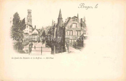 72843347 Bruges Flandre Quai Du Rosaire Kuenstlerkarte Bruges Flandre - Andere & Zonder Classificatie