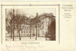 AK 1920 Sachsen Dresden Vereinshaus Christlicher Junger Männer   (0981 - Andere & Zonder Classificatie