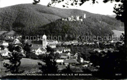 72843296 Kirchschlag Buckligen Welt Panorama Burgruine Kirchschlag Buckligen - Other & Unclassified