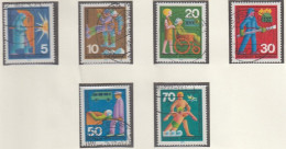 BRD  629-634, Gestempelt, Freiwillige Hilfsdienste, 1970 - Gebraucht