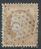 Lot N°83432   Variété/n°59, Oblitéré étoile Chiffrée 35 De PARIS "R. De Luxembourg", Fond Ligné Horizontal - 1871-1875 Ceres