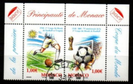 MONACO   -   2004 .   Y&T N° 2465 / 2466 Oblitérés.   Football - Used Stamps