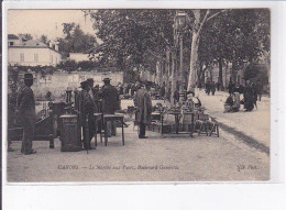 CAHORS: Le Marché Aux Puces, Boulevard Gambetta - état - Cahors