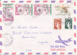 France Air Mail Cover Sent To Argentina Bellegarde 13-4-1979 With More Topic Stamps - 1960-.... Covers & Documents