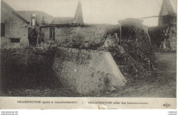 51 CHAMPGUYON Vers Esternay Après Le Bombardement En 1915 Guerre - Esternay