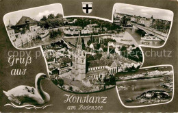 72843131 Konstanz Bodensee Hafen Basilika Insel Mainau Alpen Fliegeraufnahme Sch - Konstanz