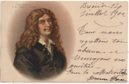 Très Beau Portrait De MOLIERE - Escritores