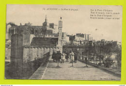 84 AVIGNON N°71 Le Pont D'Avignon En 1915 Animée Enfants Qui Font La Ronde édit Prévot - Avignon