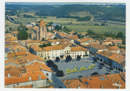 {92003} 40 Landes Geaune En Tursan , Vue Aérienne , Place De L' Hôtel De Ville - Andere & Zonder Classificatie