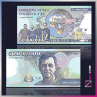 Matej Gabris 50 000 000 Commemorative 2022 Banknote Private Fantasy Test Note - Slowakije