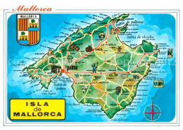 72842769 Mallorca Landkarte Spanien - Autres & Non Classés