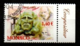 MONACO   -   2004 .   Y&T N° 2472 Oblitéré.  Léo Ferré, Poète, Chanteur. - Used Stamps