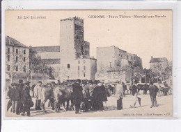 CAHORS: Place Thiers, Marché Aux Boeufs - Très Bon état - Cahors