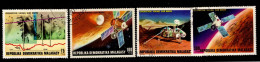 - MADAGASCAR - 1976 - YT N° 600 / 603 - Oblitérés  - Vikings Sur Mars - Madagaskar (1960-...)