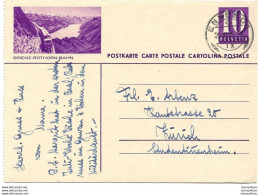 231 - 25 -  Entier Postal Avec Illustration "Brienz-Rothorn-Bahn" Superbe Cachet à Date Enenda1939 - Stamped Stationery