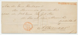 Naamstempel Hazerswoude 1868 - Brieven En Documenten