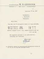 Brief Lichtenvoorde 1959 - Boomkwekerij - Netherlands