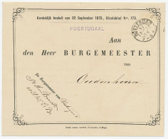 Naamstempel Poortugaal 1882 - Cartas & Documentos