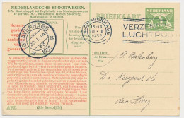 Spoorwegbriefkaart G. NS222 T - Locaal Te S Gravenhage 1932 - Entiers Postaux
